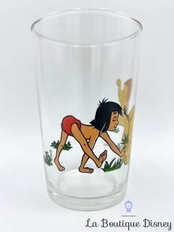 Verre Mowgli Junior Disney Le Livre De La Jungle Petit Homme éléphant Moutarde Vintage -Poupées Soldes verre mowgli elephant le livre de la jungle disney moutarde vintage 4