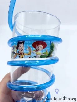 Verre Paille Toy Story 3 Disney Pixar Gobelet Bleu Plastique -Poupées Soldes verre paille toy story 3 disney plastique gobelet 1