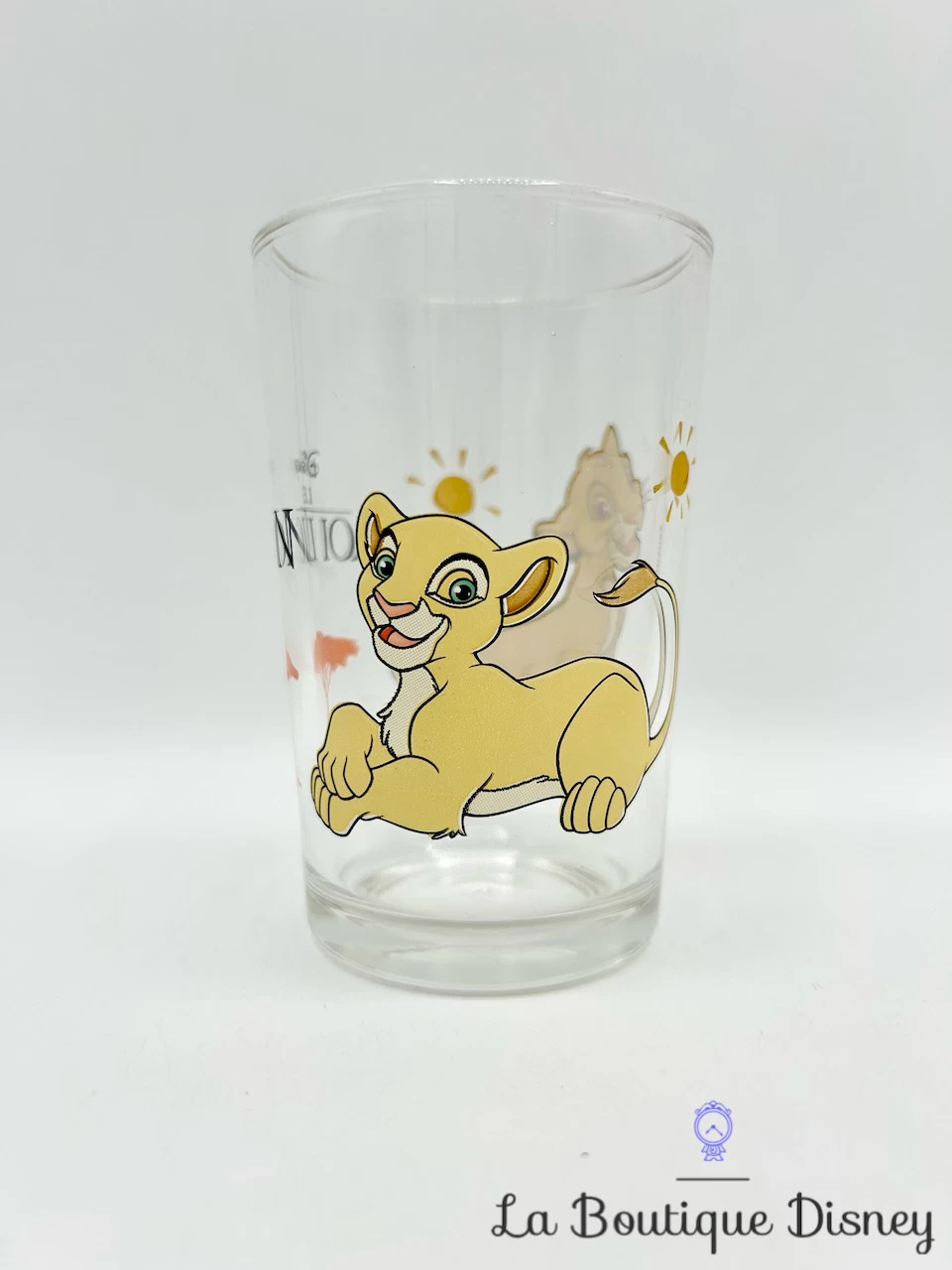 Verre Simba Nala Le Roi Lion Disney Moutarde 4 Verre Simba Nala Le Roi Lion Disney Moutarde – Image 2