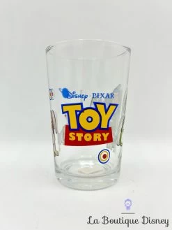 Verre Buzz L'éclair Zig Zag Toy Story Disney Pixar Moutarde -Poupées Soldes verre toy story buzz eclair zig zag disney moutarde 1