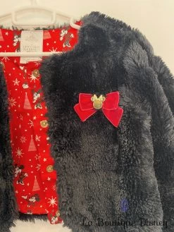 Veste Fourrure Minnie Mouse Disney Store Taille 4 Ans Noir Rouge Noël -Poupées Soldes veste fourrure minnie mouse disney store noir rouge 15