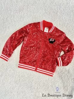 Veste Minnie Mouse Sequins Rouges Disney Store Taille 4 Ans Blazer