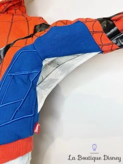 Veste Spiderman Marvel Disney Store Taille 4 Ans Araignée Bleu Rouge Toile -Poupées Soldes veste spiderman disney store marvel bleu rouge capuche araignee 8